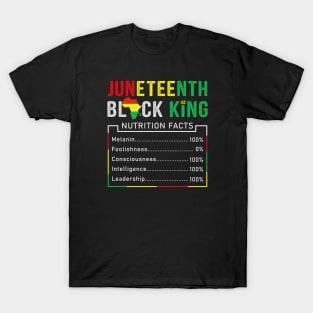 Juneteenth Black King T-Shirt